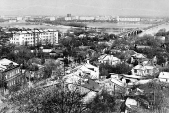Чернавский мост в Воронеже 1970-е годы фото