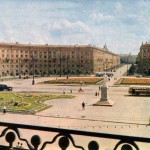 Площадь Черняховского 1970 год в Воронеже фото