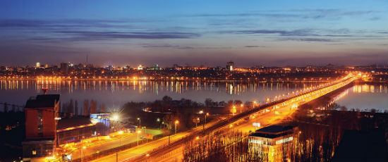 Северный мост город Воронеж фото